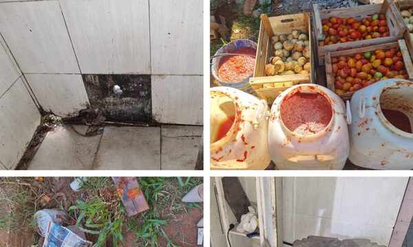 Clausuran depósito y fábrica de cadena de pizzerías