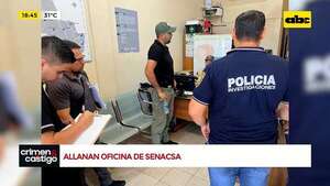 Video: allanan oficinas de Senacsa y Colcat por presunta complicidad en abigeato en Amambay - Crimen y castigo - ABC Color