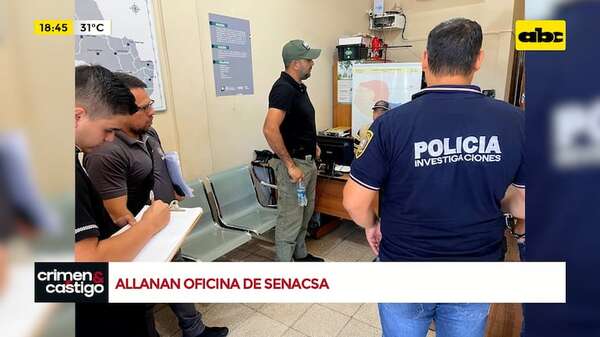 Video: allanan oficinas de Senacsa y Colcat por presunta complicidad en abigeato en Amambay - Crimen y castigo - ABC Color