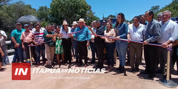 SE INAUGURÓ VITAL PUENTE SOBRE EL ARROYO KAYGUÃNGUE, OBRA VIAL QUE UNE LAS COMUNIDADES DE CERRITO Y KURUZÚ TOMÁS - Itapúa Noticias