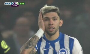 Julio Enciso tuvo un activo partido, pero el Brighton extiende su racha sin victorias en la Premier