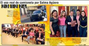 La ministra de la Juventud  usa lujosa camioneta para asistir a actos de ANR - Política - ABC Color