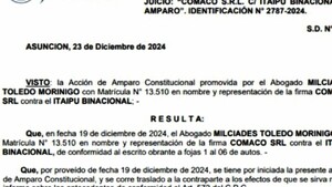 Itaipú: Metalúrgicos accionan contra licitación para provisión de muebles