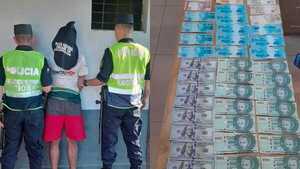 Aprehenden a hombre tras hurto agravado; recuperan dinero y objetos
