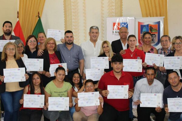 Sinafocal certificó a más de 60 emprendedores de Guarambaré - .::Agencia IP::.