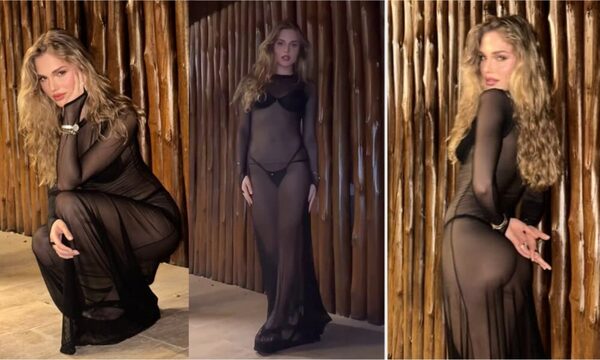 [VIDEO] ¡Dionoguarde! ExMiss hizo hervir las redes con vestido transparente