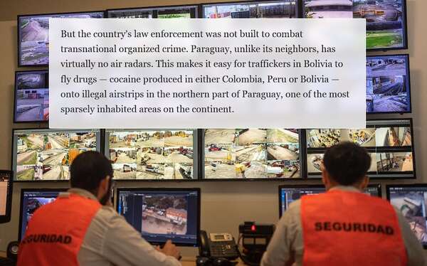 Washington Post dice que la hidrovía Paraguay-Paraná se convirtió en la “superautopista de cocaína” - Nacionales - ABC Color