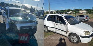  NUEVO ACCIDENTE SOBRE LA AV. JAPÓN DEJÓ COMO SALDO PERSONAS HERIDAS - Itapúa Noticias