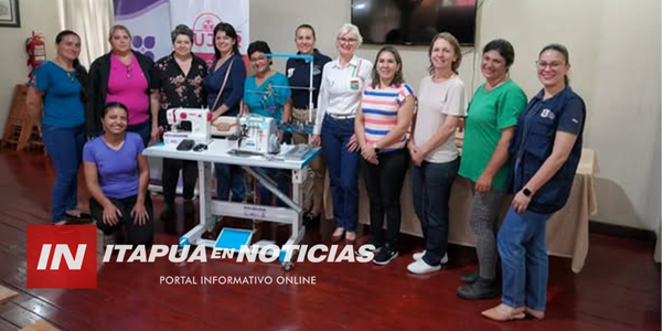 GOBERNACIÓN DE ITAPÚA ENTREGA MÁQUINAS DE COSER A HOHENAU - Itapúa Noticias