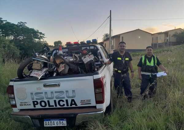 HALLARON CINCO MOTOCICLETAS EN DESARME EN ENCARNACIÓN - Itapúa Noticias