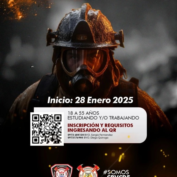 Bomberos de CDE buscan nuevos voluntarios para 2025 - ADN Digital