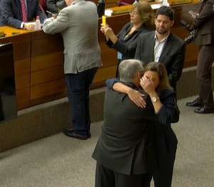 Kattya González, opositora expulsada este año del Congreso por cartistas y aliados