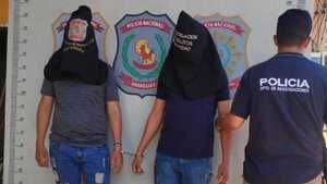 Dos hombres detenidos por portar un fusil de asalto y cocaína en Tacuatí