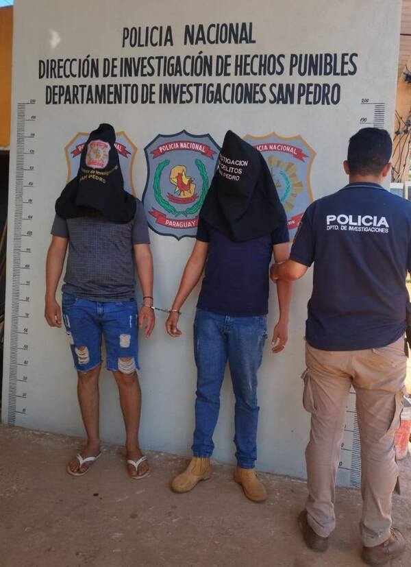 Detienen a dos hombres con fusil y cocaína en San Pedro - 1000 Noticias