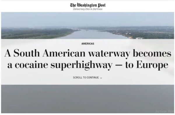 Medio de EEUU destaca la hidrovía Paraguay-Paraná como ruta para el tráfico de cocaína a Europa