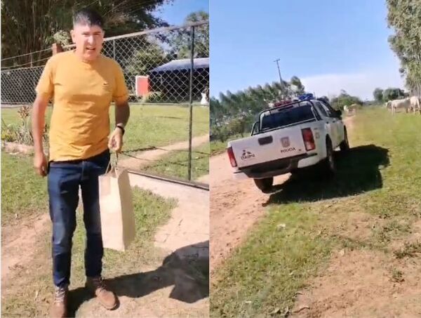 (VIDEO). Un policía desesperado: “Me siento impotente porque quiero verle a mi hijo”