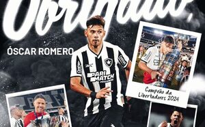 Versus / Botafogo se despidió oficialmente de Óscar Romero