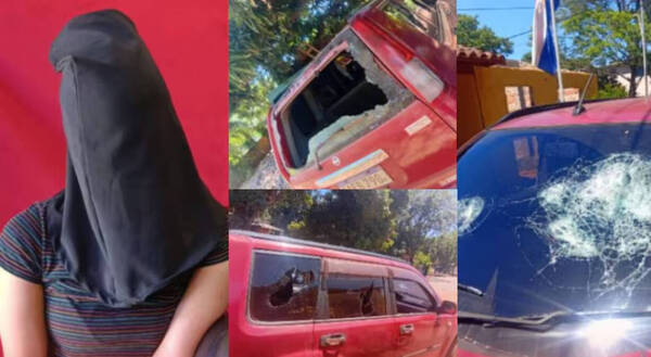 Mujer reventó a su novio ¡y a su camioneta!