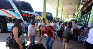 La Nación / Por Estación de Buses pasaron 550.000 pasajeros