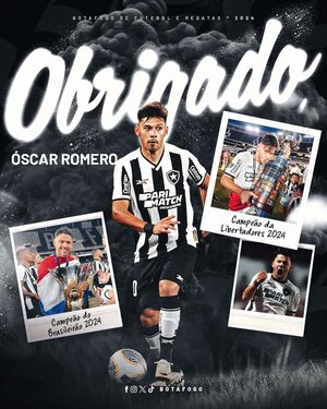 Botafogo despidió al paraguayo Óscar Romero - Unicanal