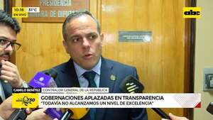 Gobernaciones y municipios son las instituciones menos transparentes, según contralor  - ABC Noticias - ABC Color
