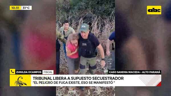 Otorgan arresto domiciliario a presunto secuestrador: “Lo mandaron de vacaciones”, dice fiscal  - ABC Noticias - ABC Color