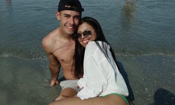 Las románticas vacaciones de Matías Almeida