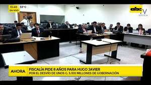 Video: piden ocho años de cárcel para Hugo Javier por millonaria tragada en Central - ABC Noticias - ABC Color