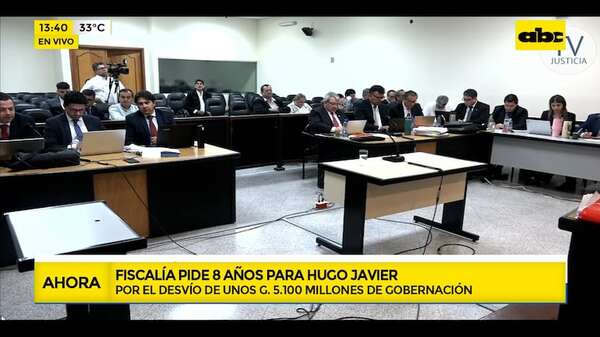 Video: piden ocho años de cárcel para Hugo Javier por millonaria tragada en Central - ABC Noticias - ABC Color