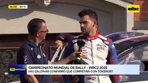 ABC Motor: Fau Zaldívar disputará la WRC2 en el 2025 - ABC Noticias - ABC Color
