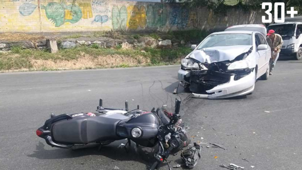 Se registran tres muertes por día en accidentes de tránsito - trece