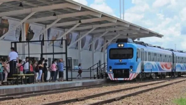Tren Posadas-Encarnación: Horarios reducidos para este 31 y sin servicio el 1 de enero
