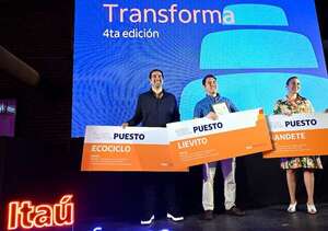 Los tres ganadores de “Itaú Transforma” - Empresariales - ABC Color