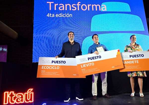 Los tres ganadores de “Itaú Transforma” - Empresariales - ABC Color