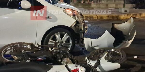 MENOR DE 13 AÑOS PROVOCA ACCIDENTE AL MANDO DE UNA MOTOCICLETA - Itapúa Noticias