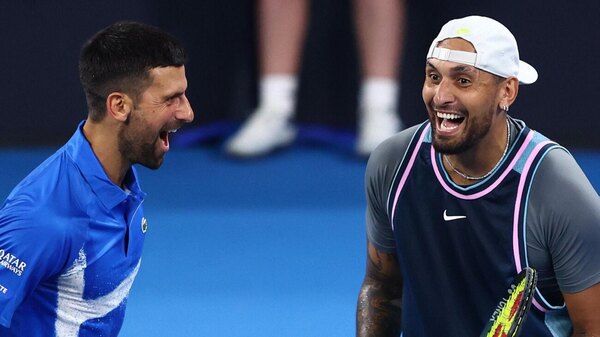 Versus / Djokovic lanza la temporada en Brisbane con victoria en dobles junto a Kyrgios