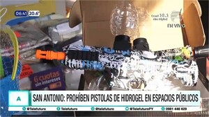 Municipalidad de San Antonio prohíbe pistolas de hidrogel en espacios públicos