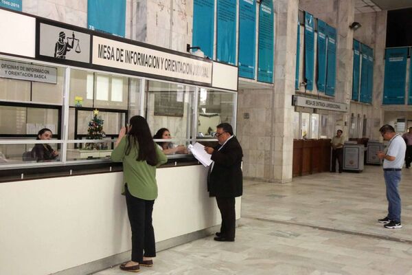 Esos son los magistrados y funcionarios que que prestarán servicios durante la feria judicial 2025