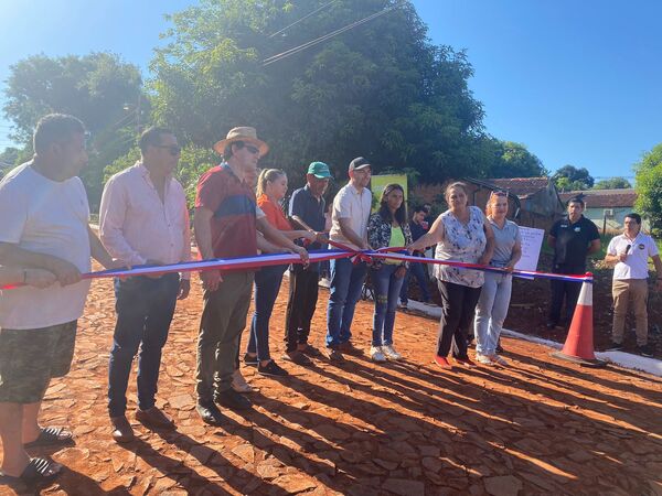Cambyretã avanza conectando barrios con nuevos empedrados