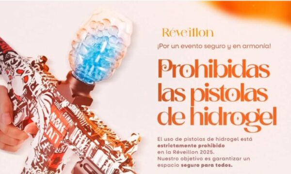Muni de CDE prohíbe que loperro lleven ametralladoras de hidrogel en fiesta de año nuevo