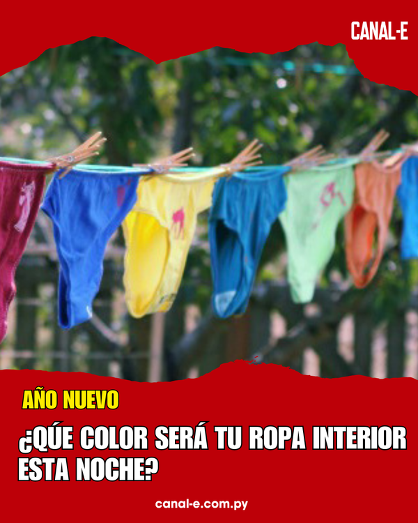 AÑO NUEVO: EL SIGNIFICADO DE CADA COLOR DE TU ROPA INTERIOR