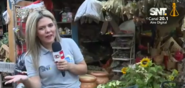 Preparativos para Año Nuevo en el Paseo de los Yuyos del Mercado 4 - SNT