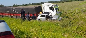 Accidente fatal en la Ruta PY 19: Una mujer muere y dos personas resultan gravemente heridas