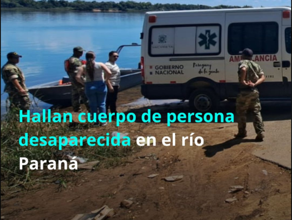 Rescatan cuerpo de un muchilero del río Paraná. Otro sigue desaparecido