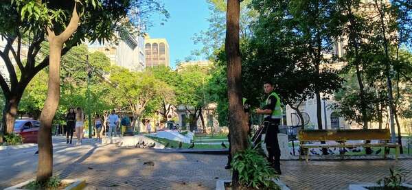 Grupos de amigos y familias amanecieron en las calles y plazas en el primer día del año - Nacionales - ABC Color