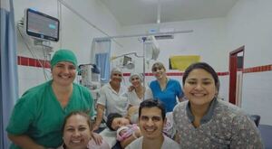 ¡Es una niña! Primera bebé del año nació en Villa Hayes y se llama Cristhina Arianna
