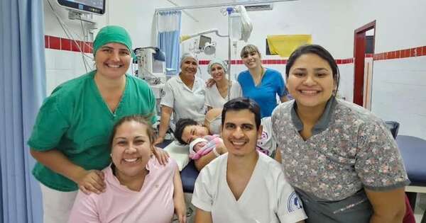 La Nación / El primer bebé del 2025 nació en Villa Hayes y es una niña