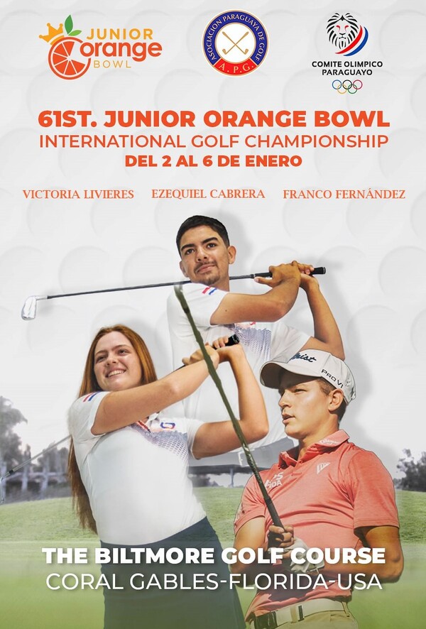 Golfistas juniors compiten en EEUU en el Orange Bowl
