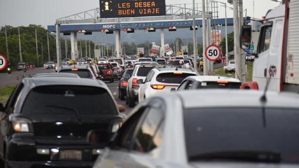Operativo retorno: Caminera reporta tránsito fluido y sin inconvenientes en puestos de peajes
