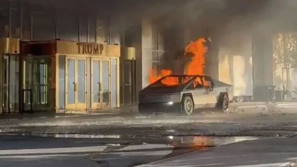 Cybertruck, de Tesla, explota frente a un Trump Hotel e investigan si fue acto terrorista